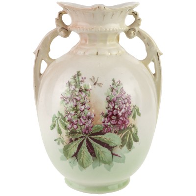 Ваза для цветов "Роджерсия", фарфор, винтаж, высота 21 см. Австрия, начало 20 века Ваза для цветов "Роджерсия", фарфор, винтаж, высота 21 см. Австрия, начало 20 века