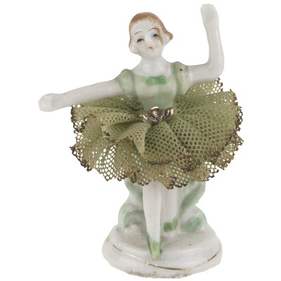 Фарфоровая фигурка "Балерина в зеленом". Германия