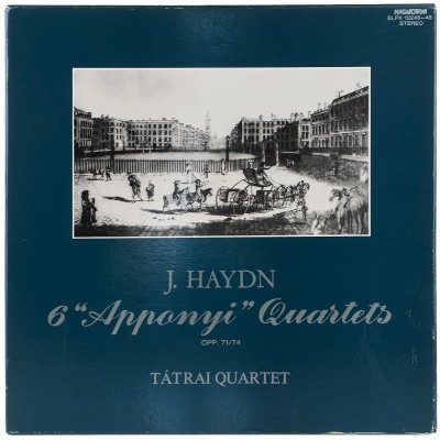 Набор виниловых пластинок (3 шт) Joseph Haydn 6 "Apponyi" Quartets Йозеф Гайдн 6 квартетов "Аппоньи". Hungaroton. Венгрия