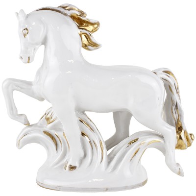 Статуэтка фарфоровая "Конь-огонь", высота 21 см, винтаж, ЛФЗ, СССР, 1960-1969 гг. Статуэтка фарфоровая "Конь-огонь", высота 21 см, винтаж, ЛФЗ, СССР, 1960-1969 гг.