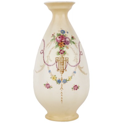 Антикварная ваза для цветов и интерьера "Сесилия", фарфор Crown Ducal, высота 23,5 см, Великобритания, первая половина 20 века