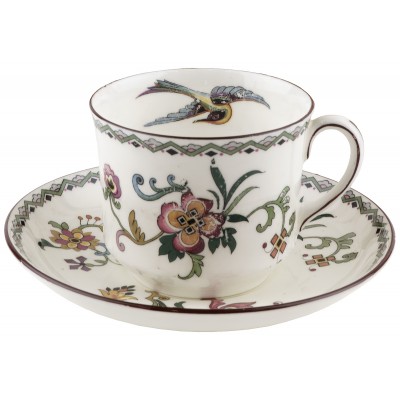 Чайная пара антикварная "Шинуазри", Фарфор,  Aynsley, Англия, первая половина 20 века