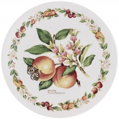 Декоративная тарелка "Персик". Фарфор. Royal Worcester, Англия, конец 20 века Декоративная тарелка "Персик". Фарфор. Royal Worcester, Англия, конец 20 века