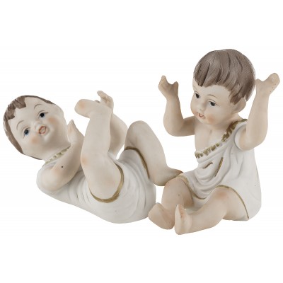 Парные статуэтки-куклы антикварные "Пупсы", Высота 12 см, фарфор, Великобритания, первая половина 20 века Парные статуэтки-куклы антикварные "Пупсы", Высота 12 см, фарфор, Великобритания, первая половина 20 века