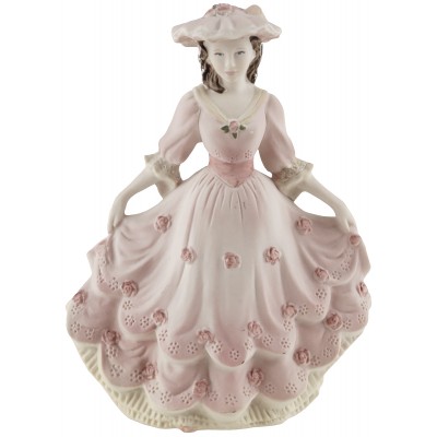Статуэтка "Элизабет", Фарфор, Coalport, Высота 13,5 см, Великобритания, винтаж, 1992 год Статуэтка "Элизабет", Фарфор, Coalport, Высота 13,5 см, Великобритания, винтаж, 1992 год