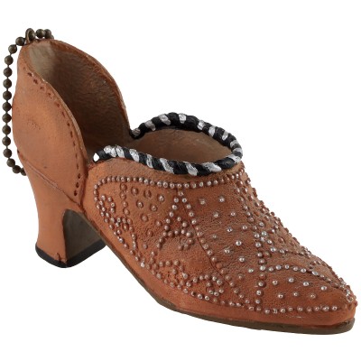 Туфелька коллекционная, статуэтка-сувенир. Композит. Q.C.O.K, Китай, винтаж, 1990-е гг. Туфелька коллекционная, статуэтка-сувенир. Композит. Q.C.O.K, Китай, винтаж, 1990-е гг.