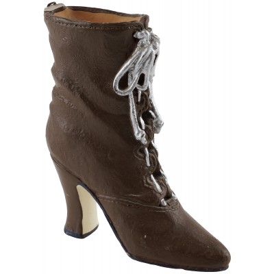 Туфелька коллекционная, сапожок, статуэтка-сувенир. Композит. Q.C.O.K, Китай, винтаж, 1990-е гг.