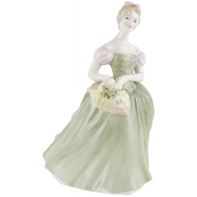 Статуэтка фарфоровая "Кларисса", винтаж, Высота 18 см, Royal Doulton, Великобритания, вторая половина 20 века Статуэтка фарфоровая "Кларисса", винтаж, Высота 18 см, Royal Doulton, Великобритания, вторая половина 20 века