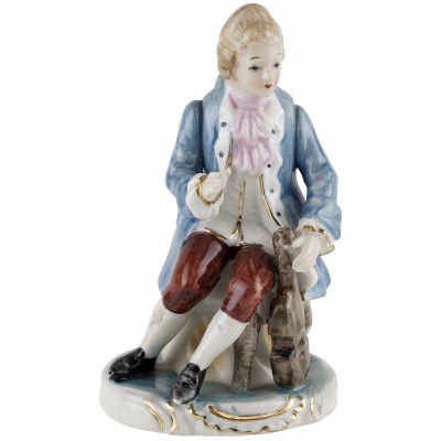Статуэтка "Музыкант". Высота 14 см, фарфор, Германия, винтаж, середина 20 века Статуэтка "Музыкант". Высота 14 см, фарфор, Германия, винтаж, середина 20 века