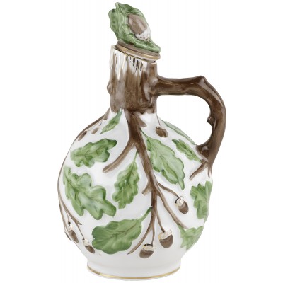 Графин "Дубок", фарфор, винтаж, высота 22 см, ЛФЗ, СССР, середина 20 века (с нюансом) Графин "Дубок", фарфор, винтаж, высота 22 см, ЛФЗ, СССР, середина 20 века (с нюансом)