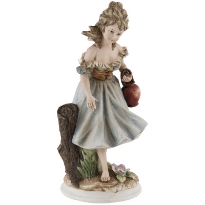 Статуэтка винтажная "Девушка с кувшином". Фарфор. Высота 18 см. Kowa, Япония, 1980-е гг. Статуэтка винтажная "Девушка с кувшином". Фарфор. Высота 18 см. Kowa, Япония, 1980-е гг.