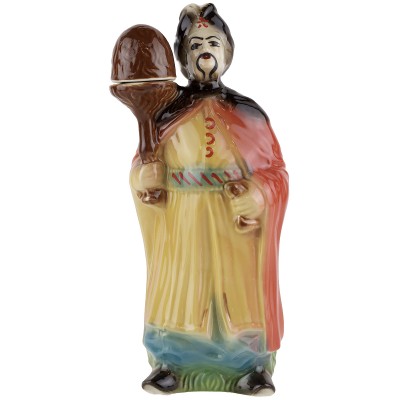 Штоф  "Казак", бутылка для водки, фарфор, винтаж, СССР, вторая половина 20 века