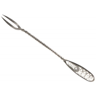 Вилка для лимона, металл, скань, винтаж, СССР, 1970-1990 гг