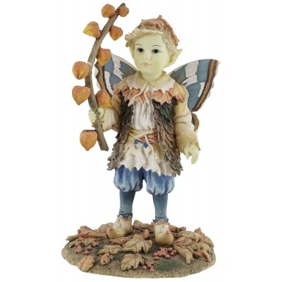 Статуэтка винтажная "Эльфийские фонарики", Высота 13 см, композитный материал, Leonardo collection, Великобритания, конец 20 века Статуэтка винтажная "Эльфийские фонарики", Высота 13 см, композитный материал, Leonardo collection, Великобритания, конец 20 века