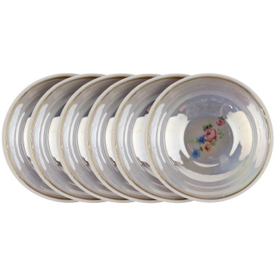 Набор розеток для варенья "Лето", 6 шт, фарфор, винтаж, Дулево, Россия, 1995 год (нюанс) Набор розеток для варенья "Лето", 6 шт, фарфор, винтаж, Дулево, Россия, 1995 год (нюанс)