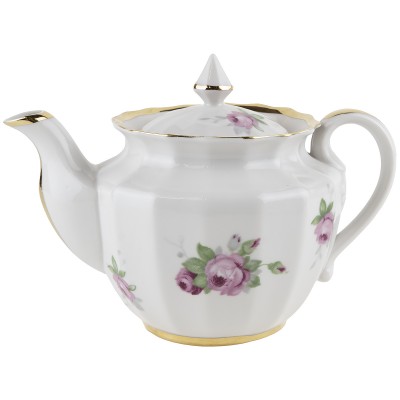Чайник заварочный "Розы", фарфор, винтаж, Вербилки, СССР, 1954-1965 гг. Чайник заварочный "Розы", фарфор, винтаж, Вербилки, СССР, 1954-1965 гг.