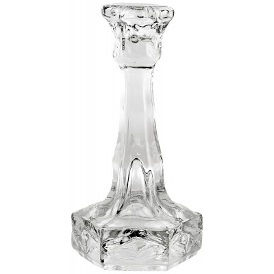 Подсвечник, стекло, высота 18 см, винтаж, СССР,1970 - е гг (скол) Подсвечник, стекло, высота 18 см, винтаж, СССР,1970 - е гг (скол)