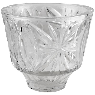 Ваза для цветов. Хрусталь, винтаж, Высота 11 см. СССР, 1970-е гг.