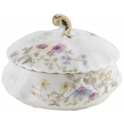 Шкатулка антикварная "Вальс цветов", фарфор Martial Redon Limoges, Франция, 1882-1896 гг Шкатулка антикварная "Вальс цветов", фарфор Martial Redon Limoges, Франция, 1882-1896 гг