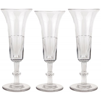 Набор винтажных бокалов для шампанского, 3 шт, стекло, высота 17 см, 100 мл (нюанс) Набор винтажных бокалов для шампанского, 3 шт, стекло, высота 17 см, 100 мл (нюанс)