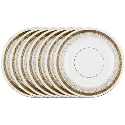 Набор тарелок антикварных "Ампир", 7 шт., фарфор, Fenton, Великобритания, первая половина ХХ века Набор тарелок антикварных "Ампир", 7 шт., фарфор, Fenton, Великобритания, первая половина ХХ века