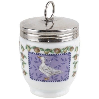 Кодлер (пашотница) "Гусь" на 2 яйца, фарфор, Royal Worcester, Великобритания, винтаж, вторая половина 20-го века Кодлер (пашотница) "Гусь" на 2 яйца, фарфор, Royal Worcester, Великобритания, винтаж, вторая половина 20-го века