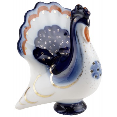 Солонка "Индюк", фарфор, винтаж, ЛФЗ, СССР, 1980 -е гг. (с нюансом) Солонка "Индюк", фарфор, винтаж, ЛФЗ, СССР, 1980 -е гг. (с нюансом)