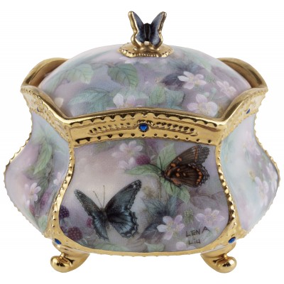 Музыкальная шкатулка "Полет фантазии", Лена Лю, Фарфор, винтаж, Ardleigh Elliott, США, 2001 год (реставрация) Музыкальная шкатулка "Полет фантазии", Лена Лю, Фарфор, винтаж, Ardleigh Elliott, США, 2001 год (реставрация)