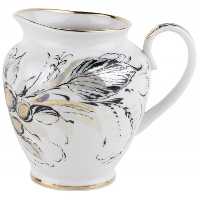 Молочник "Жемчужный", Фарфор, винтаж, ЛФЗ, СССР, вторая половина 20 века Молочник "Жемчужный", Фарфор, винтаж, ЛФЗ, СССР, вторая половина 20 века