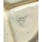 Блюдо для кексов и пирожных в стиле Арт Деко, фарфор, деколь, золочение. Empire Shelton Ivory, Staffordshire, Англия, 1939 год. вид 3