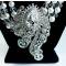 Комплект "Венский вальс" от Arrina, ожерелье и серьги, крупные австрийские кристаллы, стразы, искусственный жемчуг. Гонконг, 2010. вид 2
