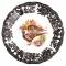 Комплект столовых тарелок, 6 штук. Фаянс, деколь. Spode, Великобритания, вторая половина ХХ века. вид 4