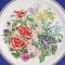 "Королевский свадебный букет", декоративная тарелка. Фарфор, деколь, золочение. Royal Doulton, Великобритания, 1981 год. вид 3