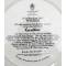 Ричард Хук "Экскалибур", декоративная тарелка. Фарфор, винтаж, Wedgwood, Великобритания, 1986 год. вид 3