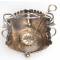 Вазочка для маринадов с ложкой-шумовкой. Металл, серебрение. James Deakin & Sons, Великобритания, конец ХIХ века. вид 3
