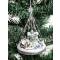 Томас Кинкейд "Зима в стране чудес", елочная игрушка с подсветкой. Металл, пластик, ручная роспись. Bredford Exchange, США, 2009 год. вид 2