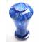 Ваза интерьерная, богемское стекло голубого цвета, ручная работа. Богемия (Bohemia), Ruckl, 1920-е гг.. вид 2