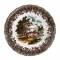 Набор столовых тарелок "Деревенский стиль", 6 шт. Фарфор, деколь. Staffordshire, Великобритания, 1970-е гг.. вид 2
