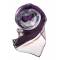Roberto Cavalli Шарф женский. Цвет: пурпурный, черный , серый. Шелк 100%, 170 Х 65 см. Roberto Cavalli, Италия. вид 3