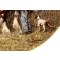 Джон Чапман "Связывание кукурузы", декоративная тарелка. Фарфор, деколь. Wedgwood, Великобритания, 1989 год. вид 2