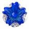 Murano. Конфетница "Голубая волна". Муранское стекло, золочение, ручная работа. Murano, Италия (Венеция), 1960-е гг. вид 2