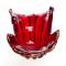 Murano. Конфетница "Рубиновая волна". Рубиновое муранское стекло, золочение, ручная работа. Murano, Италия (Венеция), 1950-е гг. вид 2