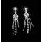 Комплект "Чистые лучи" от Arrina: ожерелье и серьги-пусеты. Прозрачные кристаллы и стразы, бижутерный сплав серебряного тона. Гонконг, 2005. вид 4