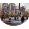Луис Дали "Собор Парижской Богоматери", декоративная тарелка. Фарфор, деколь. Limoges, Франция, 1990-е гг.. вид 2