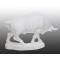 Статуэтка "Бык", для украшения интерьера. Литьевой мрамор, ручная работа.  Высота 17 см. Pelekis, Греция, 2012 год. вид 4