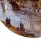 Луис Дали "Сквер Вер Галан и Новый мост ", коллекционная декоративная тарелка. Фарфор, деколь. Limoges, Франция, 1990-е гг.. вид 2