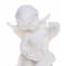 Статуэтка "Ангелок с литаврами", для украшения интерьера. Литьевой мрамор, ручная работа. Высота 15 см. Pelekis, Греция, 2012 год. вид 3