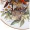 Урсула Бэнд "Горихвостка", декоративная тарелка. Фарфор, деколь, золочение 22 К золотом. Tirschenreuth WWF, Германия, 1986 год. вид 2