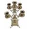 Парные канделябры по 5 свечей  в стиле Наполеона III. Бронза. Высота 39 см. Франция, начало ХХ века. вид 3