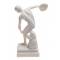 Статуэтка "Дискобол", для украшения интерьера. Литьевой мрамор, ручная работа.  Высота 22 см. Maska Statues, Греция, 2012 год. вид 3